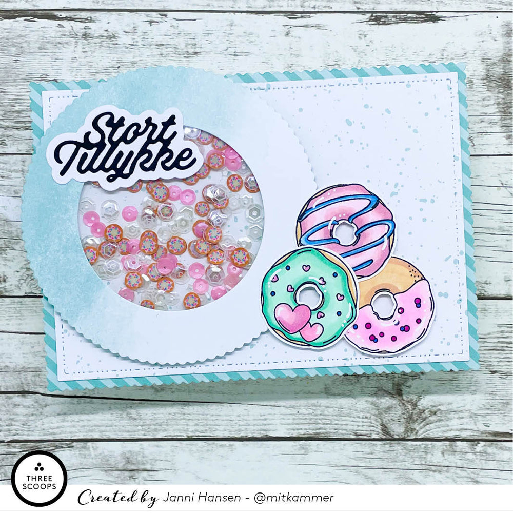 Paillet blanding - Donuts