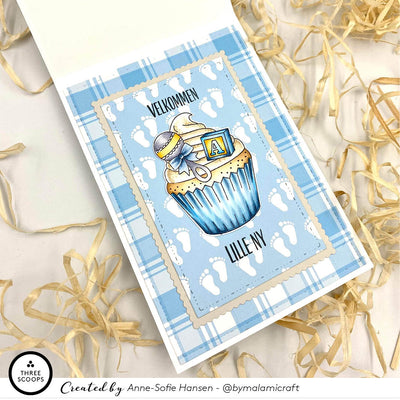 Baby og student cupcake