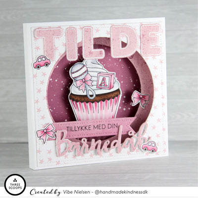 Baby og student cupcake