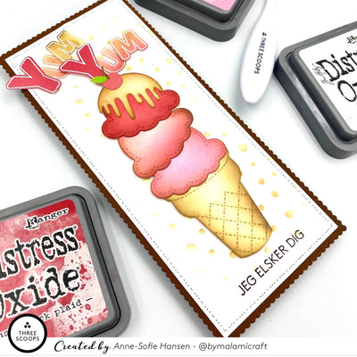 Blonde slimline card dies