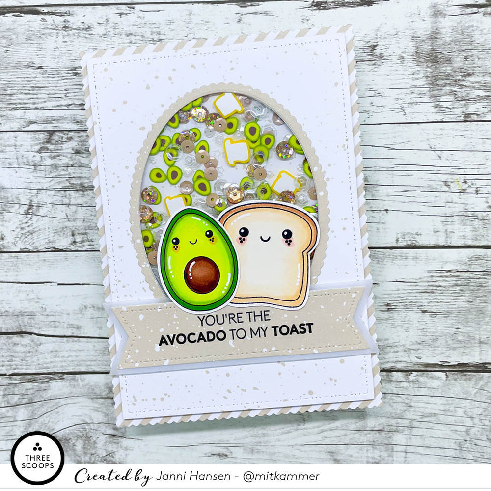 Paillet blanding - Avocado