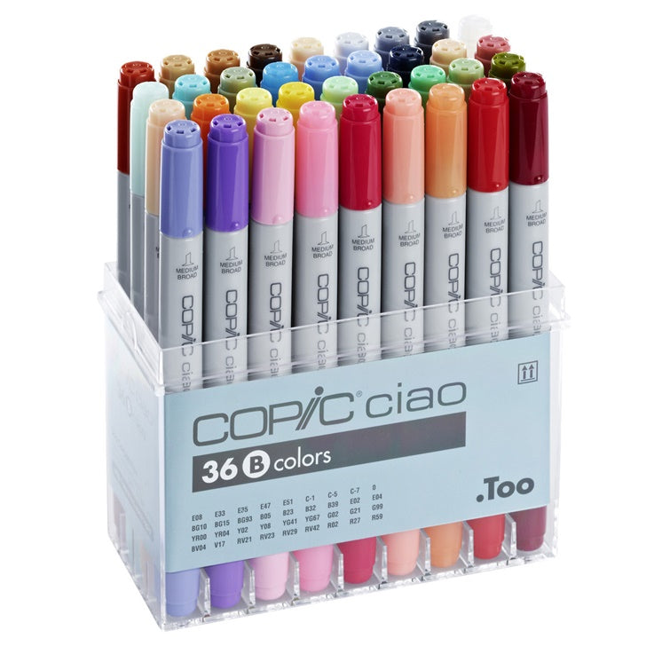 Copic Ciao sæt B - 36 stk.