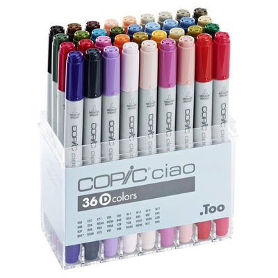 Copic Ciao sæt D - 36 stk.