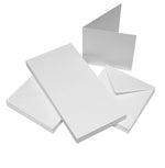 Kort med kuverter - 5'x5' white