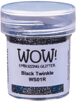 WOW Embossing Powder - Black Twinkle
