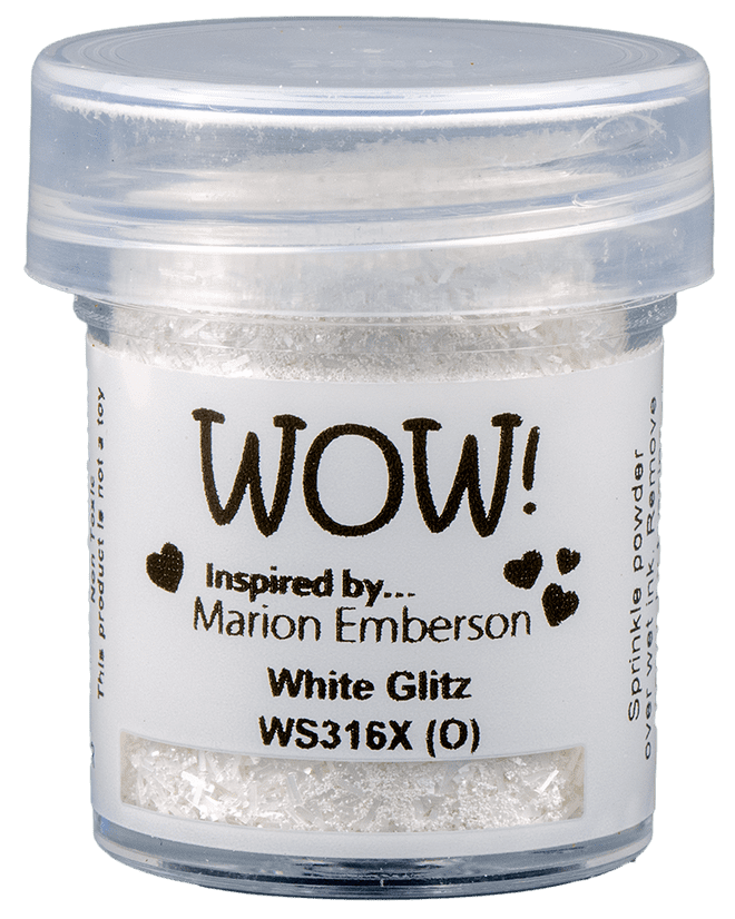 WOW Embossing Powder - White Glitz